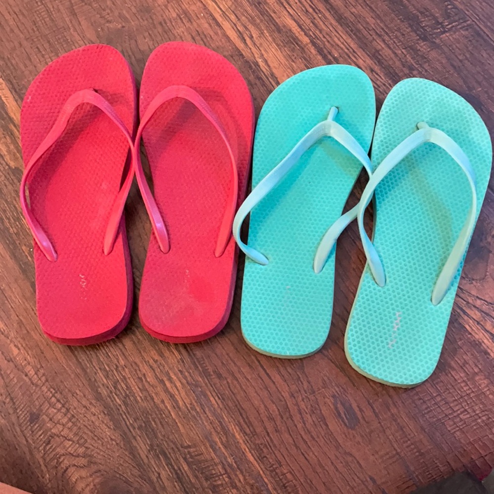 Old navy size 9 red and teal